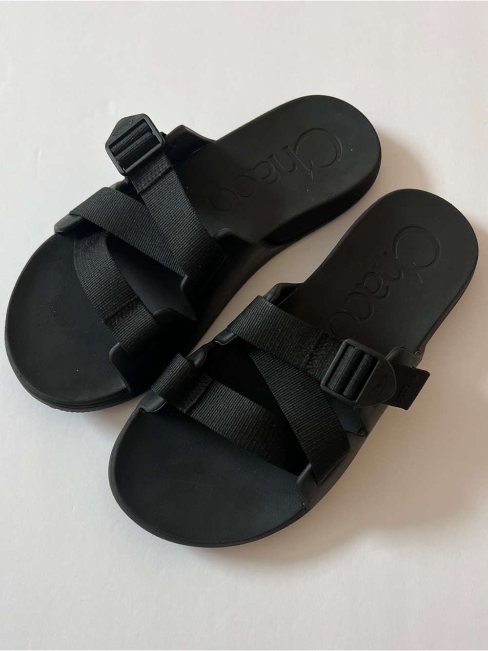 Chaco Chillo Performance Slide Sandals with Webbed Straps
